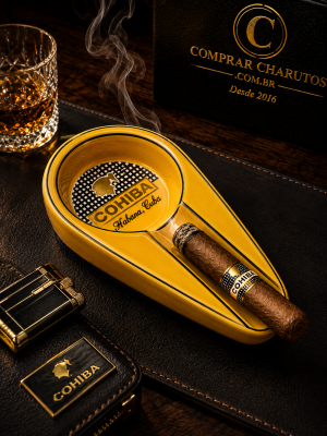 Cinzeiro Cohiba de Cerâmica para Charutos Minas Gerais
