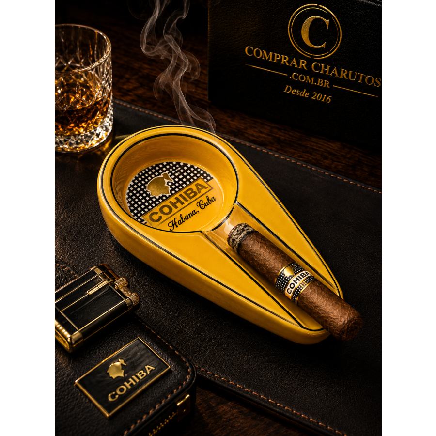 Cinzeiro Cohiba de Cerâmica para Charutos Minas Gerais